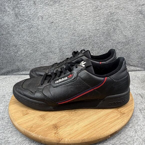 Adidas Continental 80 Shoes Mens Size 11 Black Leather Casual Sneakers B41672 main image 8